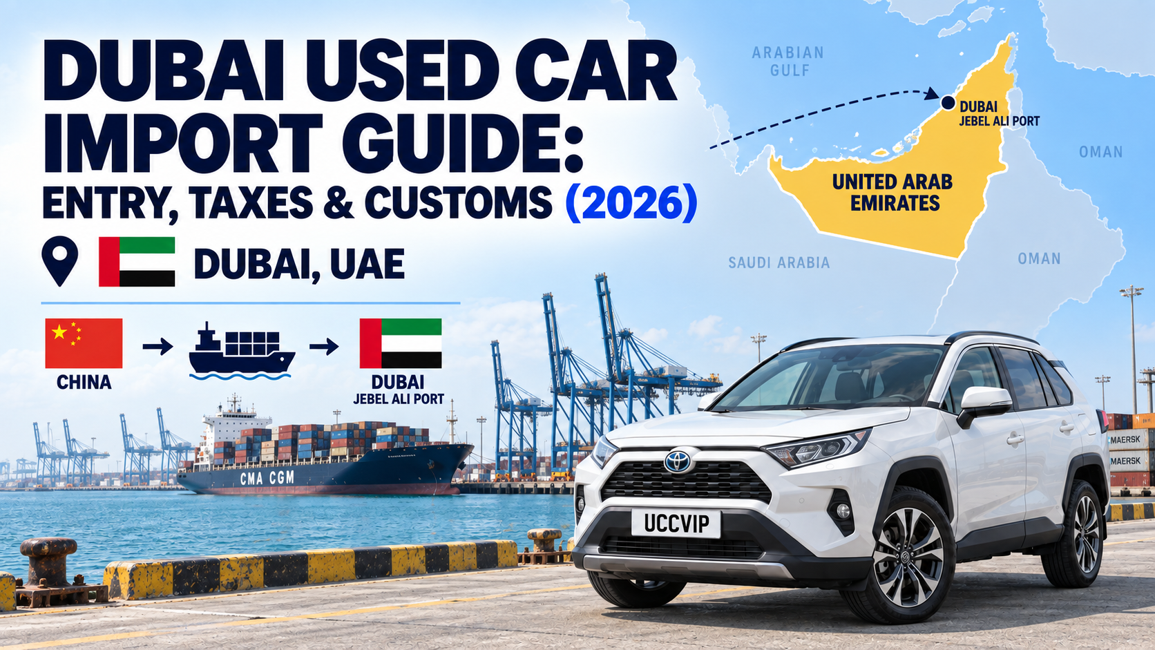 Dubai Used Car Import Guide 2026: Entry, Taxes & Customs